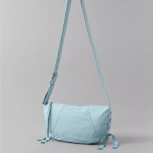 American Eagle Women's Safari Mini Light Blue Slouch Bag NWOT